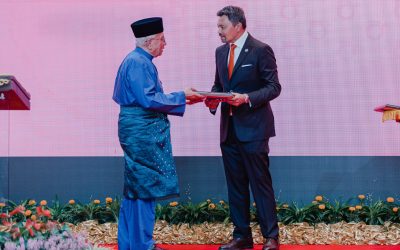 19.01.26 Berkenan berangkat sempurnakan Majlis Sambutan Ulang Tahun Ke-40 UTB